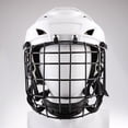thumbnail image 3 of 2xCombo Ajustable De Casco De Hockey Sobre Hielo Y Máscara Facial Para Hombres Y Mujeres Blanco M Sunnimix Casco de hockey sobre hielo, 3 of 8