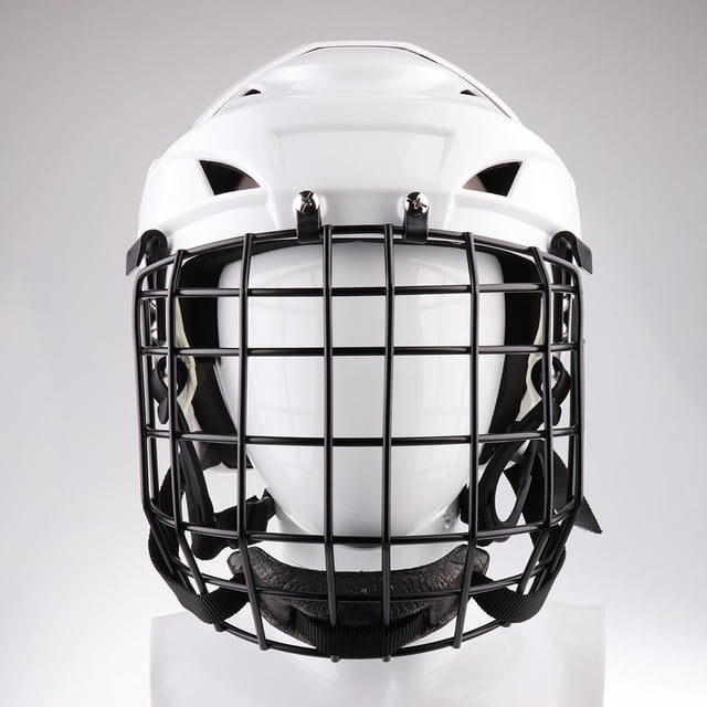 Combo de casco de hockey sobre con resistente a fuertes - shamjiam Casco de hockey sobre hielo