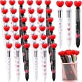 thumbnail image 1 of Valentine'S Day Heart Shape Pens Bulk, Retractable Ballpoint Pens for Valentine'S Day Adults Women N, 1 of 5