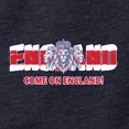 thumbnail image 3 of Wild Bobby England Flag Pride Three Lions Graphic Come On England | Unisex Novelty Graphic T-Shirt | Soccer Football Fan Gift for Men Women Unisex Men Premium Tri Blend Tee, 3 of 5