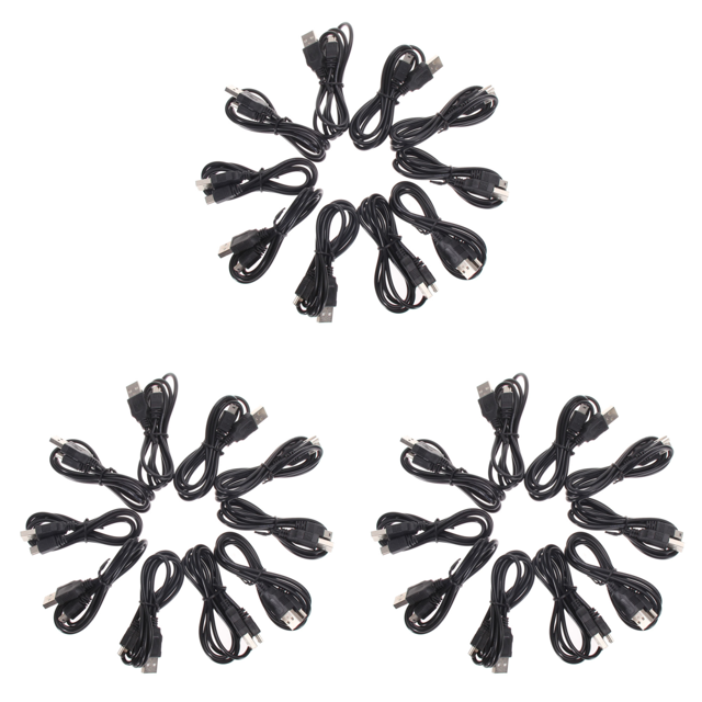Ndcxsfigh 10 X Nuevo Cargador USB Cable Carga para Controlador PS3 39 44 \ "de Largo