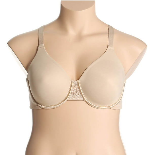 Vanity Fair Women's Beauty Back Smoothing Bra, Minimizes Bust Line Up to  1.5, Non Padded Cups Up to H, Tan, 42DD