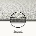 thumbnail image 5 of Furnish My Place Iconic Rug - 10 ft. Hexagon, Ivory Cream, Custom Floor Rug for Patio, Garden, Hallway, Living Room, 5 of 10