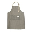 thumbnail image 2 of PONPRNGY 1 Pack Adjustable Bib Aprons with 2 Pockets Cotton Linen Cooking Kitchen Chef Apron for Women and Men, 2 of 6