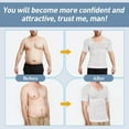 thumbnail image 5 of ANYFIT WEAR Men's Compression Shirt Undershirt Slimming Shapewear Tank Top Workout Vest Abs Abdomen Slim Body Shaper, 5 of 6