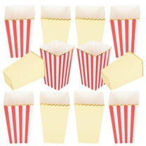 Raindrops 12pcs Popcorn Box Buckets Paper Classic Popcorn Containers Night Party