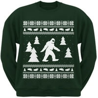 Product Image Sasquatch Ugly Christmas Sweater Dark Green Crew Neck Sweatshirt Product Image Sasquatch Ugly Christmas Sweater Dark Green Crew Neck Sweatshirt