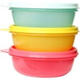 thumbnail image 1 of Tupperware S.S. Bowl Airtight Storage Container Set of (3 x 1,27 Cups), 1 of 5