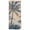 Navy Blue/Brown, variant on Navy Blue Brown Door Curtains for Door Window, French Sidelight Front Back Door Curtains With Tieback, Tropical Botanical Palm Leaves Retro Kitchen Rod Pocket Drapes Panel, 54"x72"