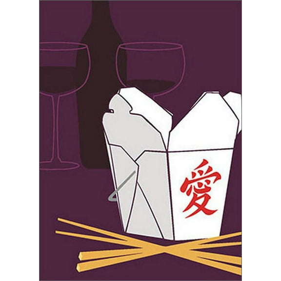 Avanti Press Take-Out Dinner A-Press Romance / Romantic Card