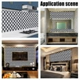 thumbnail image 3 of Square Aluminum Plastic Self-Adhesive Rhinestone Pattern Paper Wall Stickers, 3 of 5