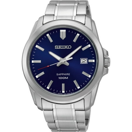 - SGEH47P1,Men's dress,Stainless Steel Case & bracelet,Sapphire Crystal,Date,100m WR,SGEH47