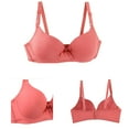 thumbnail image 6 of SMihono Stylish Women Moisture Wicking Underwear Sexy Bralette Push Up Training Bra Convertible Bra Seamless Bra Vintage Everyday Bra Red XXXL, 6 of 9