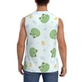 thumbnail image 4 of Balery Kawaii Frogs Camisetas sin mangas para hombre, absorbe la humedad y protege contra el mal olor.-XX-Large, 4 of 7