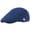 Navy, variant on Men's Breathable Mesh Summer Hat Adjustable Newsboy Beret Ivy Cap Cabbie Flat Cap (Khaki)
