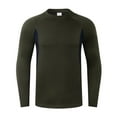 thumbnail image 3 of Thermal Underwear Set for Men, Winter Gift Hunting Gear Sport Base Layer Bottom Top, Men Compression Quick Drying Warm Base Layer for Winter Skiing Hunting Green M, 3 of 8