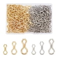 thumbnail image 5 of 240Pcs 3 Size Fishing Sinker Eyes Eyelets Golden DIY Fishing Lures Eyelet Stainless Steel 8-Shaped Loops Eyelets Swivels Clip for Lead Weights Molds Tackle Accessories, 5 of 9