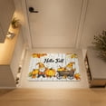 thumbnail image 6 of LEFXSMR Fall Bathroom Rugs Non-Slip Bath Mat Pumpkin Maple Leaves Design Area Rug for Front Door Porch Entryway Thanksgiving Decorations, White, 6 of 8