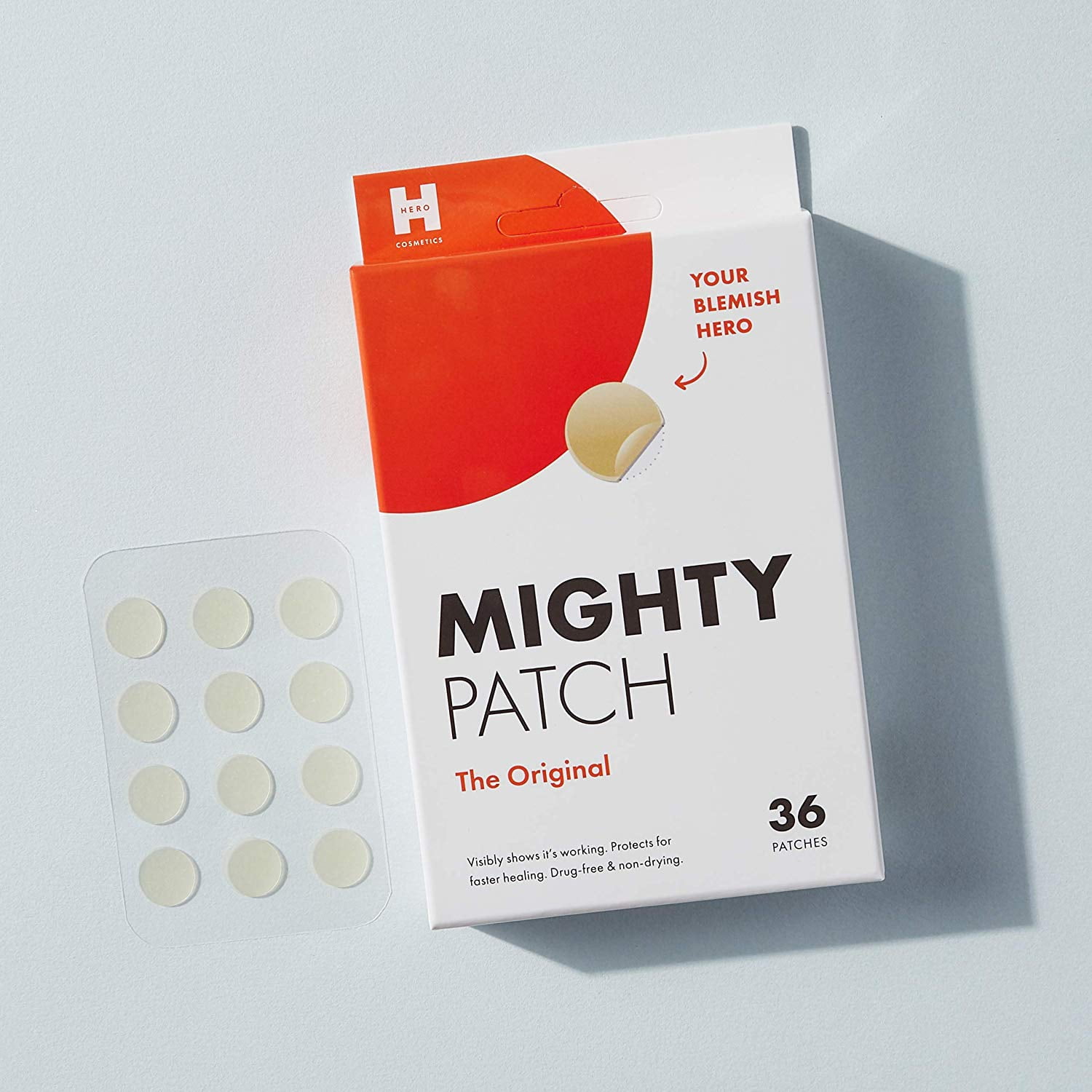 Hero Cosmetics The Original Mighty Patch Duo 12 Acne Patches Day & Night  NEW!