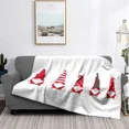 thumbnail image 3 of Decoración del hogar, manta de felpa para sofá, colcha, cama, mantas suaves y esponjosas, decoración a cuadros, moderna morandi, invierno, Feliz Navidad, 3 of 5