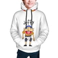 thumbnail image 5 of Lsque Sml Jeffy Patten Youth Hoodie Sweatshirt Pullover with Kangaroo Pocket Boys and Girls Hoodie Warm Hoodie for Kids, 5 of 8