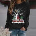 thumbnail image 2 of Shadoumai Christmas Clothes Lightweight Casual Fit Solid Sweater Plus Size Women's Christmas Sweater, 2 of 5