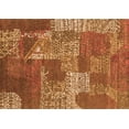 thumbnail image 1 of Ahgly Company Indoor Rectangle Patchwork Orange Transitional Area Rugs, 6' x 9', 1 of 1