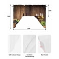 thumbnail image 5 of Red Wine Swag Valances for Windows, Small Curtains Drapes, Grapes Glasses Country Wooden Farmhouse Kitchen Window Curtains Over Sink Rod Pocket Window Treatment Valance for Bedroom/Bathroom 56"x36", 5 of 5