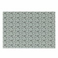 thumbnail image 1 of Geometric Cutting Board, Circular Doodle with Playroom Girls Theme, Decorative Tempered Glass Cutting and Serving Board, Small Size, Grey Pale Pink White, by Ambesonne, 1 of 1