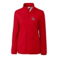 thumbnail image 2 of Women's Cutter & Buck  Red Louisville Bats Clique Trail Stretch Softshell Full-Zip Jacket, 2 of 3