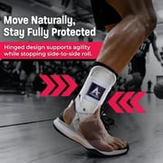 Active Ankle T2 Ankle Brace, White, Large