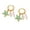 Gold-B, variant on VNOX Gold Plated Stainless Steel Conch Seashell Natural White Jade Dangle Earrings for Women, Ocean Beach Jewelry Gift