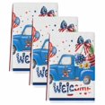 thumbnail image 2 of 4th of July Kitchen Towels Set of 3, Blue Truck Balloon Floral Cherry Watercolor Absorbent Dish Towels for Kitchen, Microfiber Hand Towel, Quick Drying Tea Towel for Cleaning Decorative Dishcloths, 2 of 7