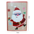 thumbnail image 6 of kiskick Musical Christmas Greeting Card - 12 Styles Cute Santa Claus Snowman Elk Penguin with Music And Light Decoration, 3D Music Postcards New Year Invitations Card Party Favor, 6 of 8