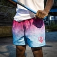 thumbnail image 1 of Baseball Lifestyle 101 Boys' Gradient Shorts Cotton Candy, 1 of 3