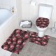 thumbnail image 3 of Juego de alfombras de baño de 3 piezas del equipo SF_49erss Alfombra antideslizante para baño de 24 x 16 pulgadas, 3 of 7