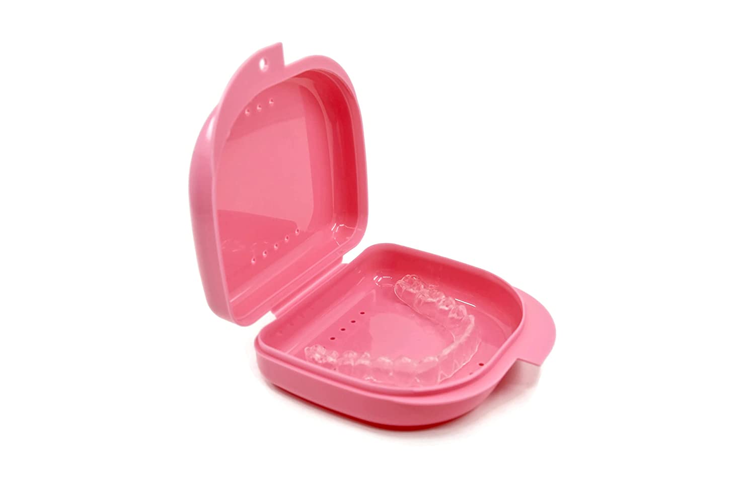 Retainer Case with Vent Holes Orthodontic container for holding