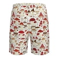 thumbnail image 6 of Naloa Cartoon Mushrooms Men's Beach Shorts, Surfing shorts, Swim trunks, Quick Dry Swim Trunks for Surfing Beach Fun - Large, 6 of 9