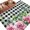 Black, variant on 2'x6' Rug Runners for Hallways Kitchen, Spring Pink Roses Non Slip Entryway Beside Floor Carpet Runner, Pastoral Eucalyptus Leaves Brown Wooden Laundry Room Bedroom Throw Rugs Mat for Family Pet