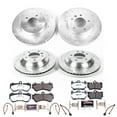 thumbnail image 3 of PowerStop Front and Rear Z26 Street Warrior Carbon-Fiber Ceramic Brake Pad and Drilled and Slotted Rotor Kit Fits: PORSCHE VOLKSWAGEN Select Models K4495-26, 3 of 9
