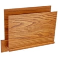 thumbnail image 2 of Wooden Mallet Open End Chart Holder with Square Bracket in Medium Oak, 2 of 3