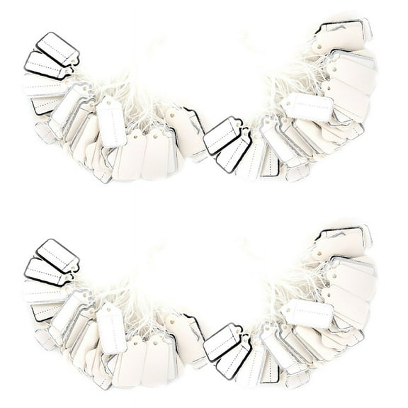 400 Label Tie String Price Tag Tags Display 1.02X0.51 inch HOT