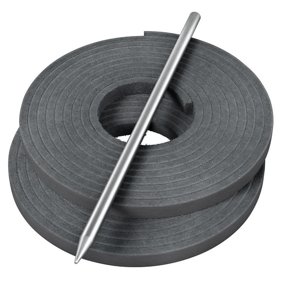 TOFL Baseball Glove Lace Repair Kit 2 Leather Laces Lacing Needle Grey 72" x 3/16"