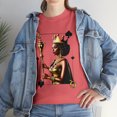 thumbnail image 5 of Queen of Spades African American playing card graphic tee, women's tshirt, 5 of 6