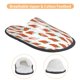 thumbnail image 3 of Fotbe Carrot Pantuflas Peludas para Mujer con Estampado, Zapatillas de Peluche, Zapatos de Invierno para Casa, Uso Interior y Exterior-Large, 3 of 8