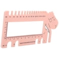 thumbnail image 2 of Khall Sewing Tools,Ruler Plastic Sheep Shape Crochet Sweater Knitting Thread Gauge Measuring Weaving Auxiliary Tool,Ruler, 2 of 8