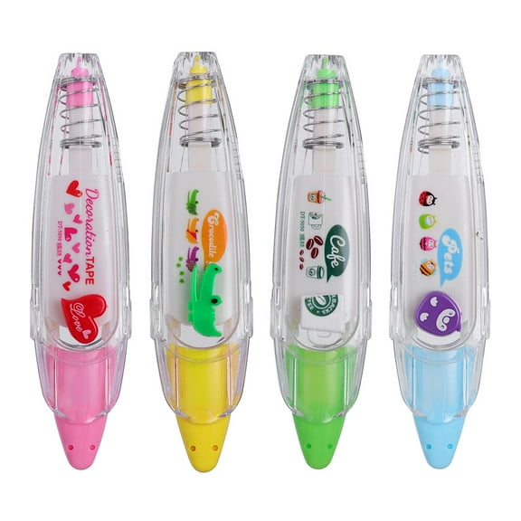 FESTFENDS 1Pack Aesthetic Colored Correction Tape for Notebook Enhancement 11.8x1.1x0.8in