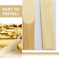 thumbnail image 3 of GAXIRE 10Pcs Replacement Alto Saxophone Reeds Khaki Durable Sax Reeds for Musical Instruments, 3 of 7