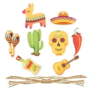 8 Pcs Party Decorations Mexican Themed Party Supplies House Decorations for Home
