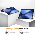 thumbnail image 3 of Case for Oppo Pad 4 Pro / OnePlus Pad 2 Pro / OnePlus Pad 3 13.2 inch 2025, Tri fold Slim Hard Shell Smart Protective Cover with Multi-Angle Stand, Auto Sleep/Wake, Stylus Pen, 3 of 7
